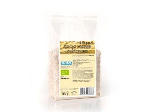 KASZA MANNA ORKISZOWA BIO 500 G - NIRO