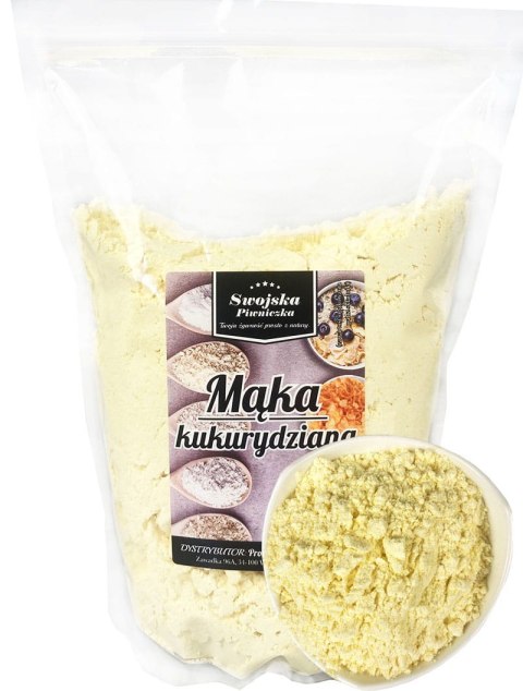 Mąka Kukurydziana Czysta Bez GMO 500 g Swojska Piwniczka