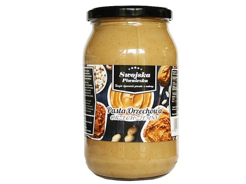 Masło Orzechowe Pasta z Orzecha Gładka Miazgа 900 ml