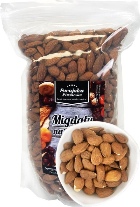 Migdały Całe Naturalne Hiszpańskie 500 g Swojska Piwniczka