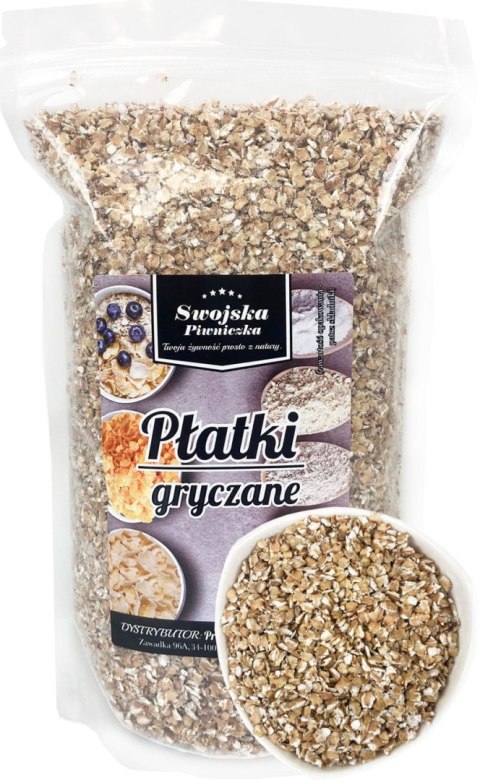 Płatki Gryczane 1 kg Swojska Piwniczka