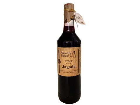 Syrop Jagoda 1 l Piwniczka Babuni