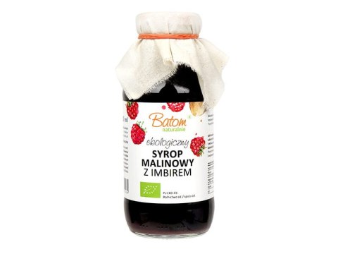 Syrop Malinowy z Imbirem BIO 330 ml – Batom
