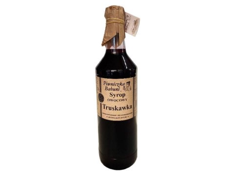 Syrop Truskawka 1 l Piwniczka Babuni