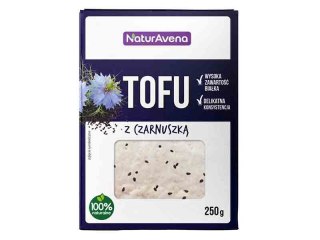 TOFU Z CZARNUSZKĄ 250 G - NATURAVENA