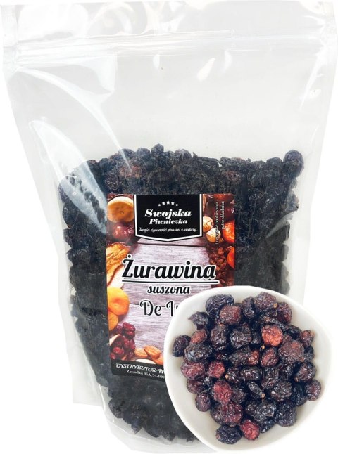 Żurawina Słodzona Sokiem Jabłkowym 500 g Swojska Piwniczka