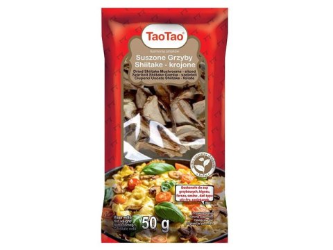 SUSZONE GRZYBY SHIITAKE KROJONE 50G TAOTAO