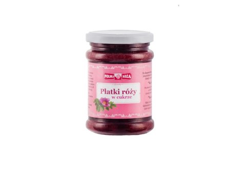 PŁATKI RÓŻY W CUKRZE 320 G - POLSKA RÓŻA